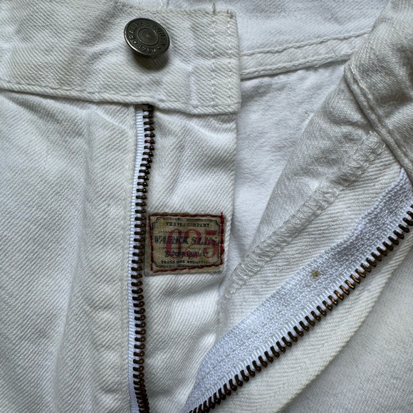 Vintage Polo Ralph Lauren 67 Denim Jeans White #41381 Y2K 36/34 - Picture 7 of 8
